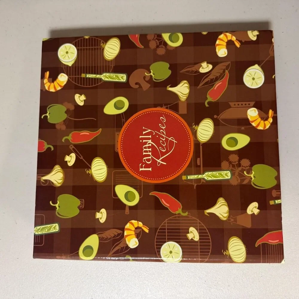 Recipe Binder Kit Family Cooking Card Organization Tabbed Dividers Kitchen Gift